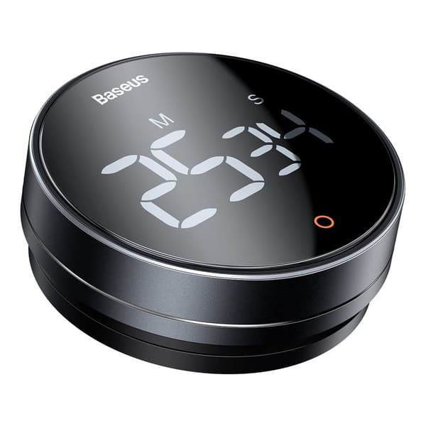 Roterende timer, elektronisk timer, Heyo Pro timer, grå