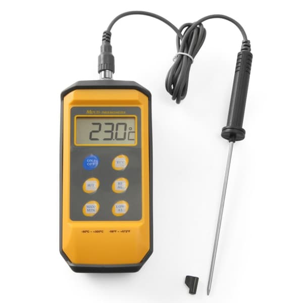 Digital HACCP gastronomitermometer med sond på kabeln - Hendi 271407
