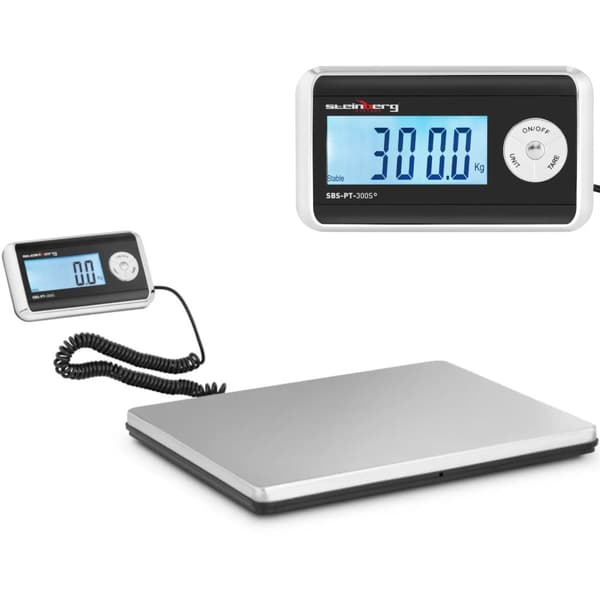 LCD-postipakettivaaka 31 x 38,5 cm 300 kg / 100 g