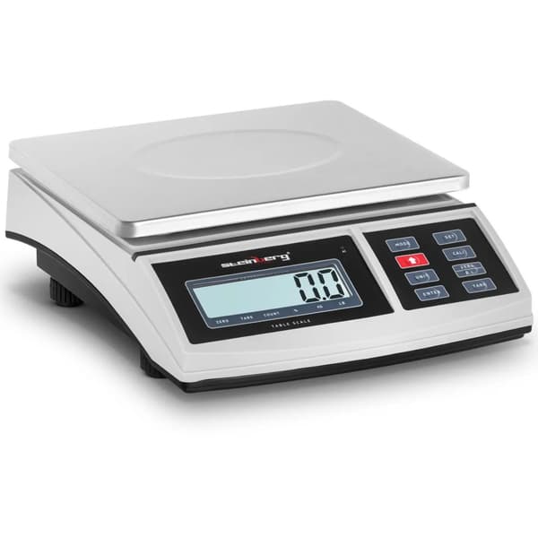 LCD pakkepostvægt 21 x 27 cm 30 kg / 1 g