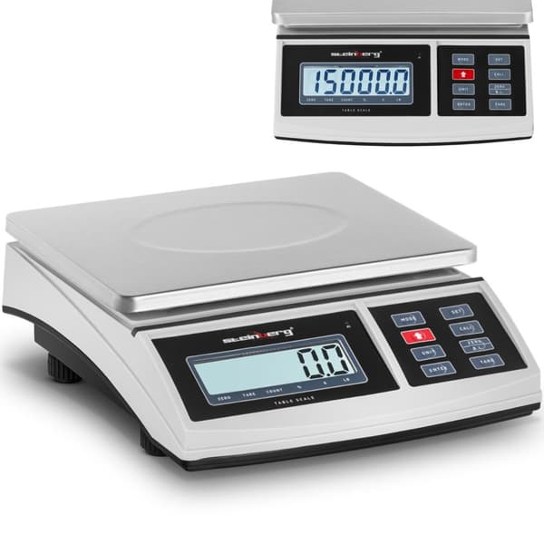 Portovægt for LCD brevpakker 15 kg / 0,5 g