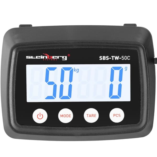 Postituspaino LCD-kirjepakkauksille 50 kg / 1 g
