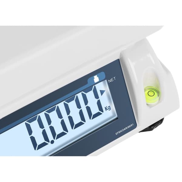 Bordvægt 2 platforme RS232 interface 6 kg / 2g LCD M LEGALISERING