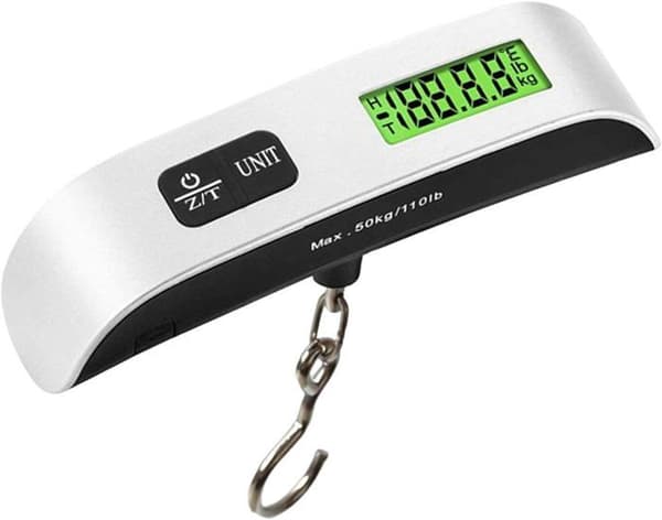 Bagagevåg - Ej specificerad - Digital - Kapacitet 50 kg - LCD-skärm - Portabel och lätt