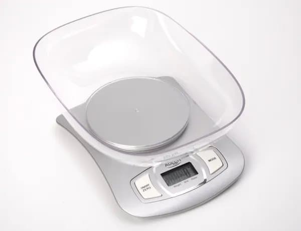 Adler AD 3137s, Elektronisk kjøkkenvekt, 5 kg, 1 g, Sølv, Benkeplate, Knapper