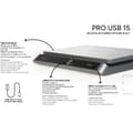 Pikkukuva 4 / 4: Keittiövaaka PRO USB-C 15kg Ruostumaton teräs IP67