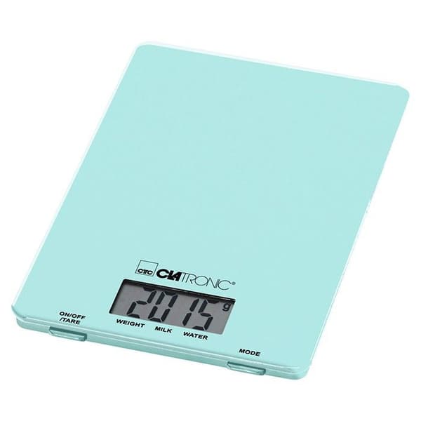 Köksvåg - Clatronic - KW 3626 - Mint/grön - LCD-skärm - 5 kg max - Tarafunktion