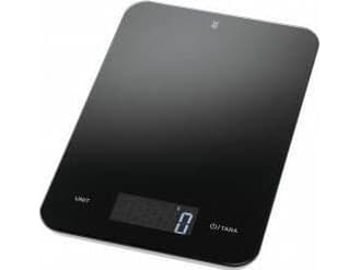 WMF 0608736040, Elektronisk kjøkkenvekt, 5 kg, 1 g, Sort, Glass, Plast, Rektangel