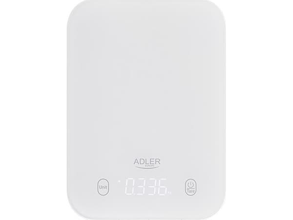Adler Kitchen Scale | AD 3181w | Graduation 1 g | Display type LED | White