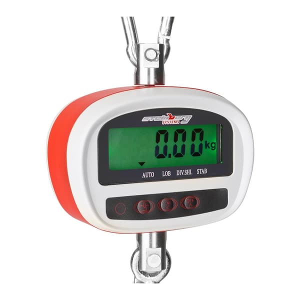 Hängkrokvåg med fjärrkontroll 300kg - LCD