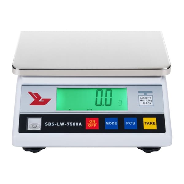 SBS-LW-7500A LCD precisionsskala 0,1g till 7500g