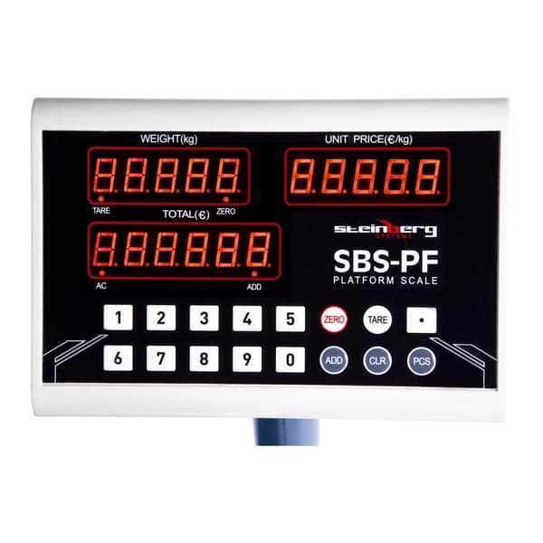 SBS-PF-100A8 LED fällbar plattformsvåg upp till 100 kg