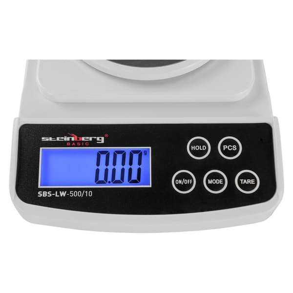 Præcisionslaboratorievægt SBS-LW-500/10 op til 600g / 0,01g