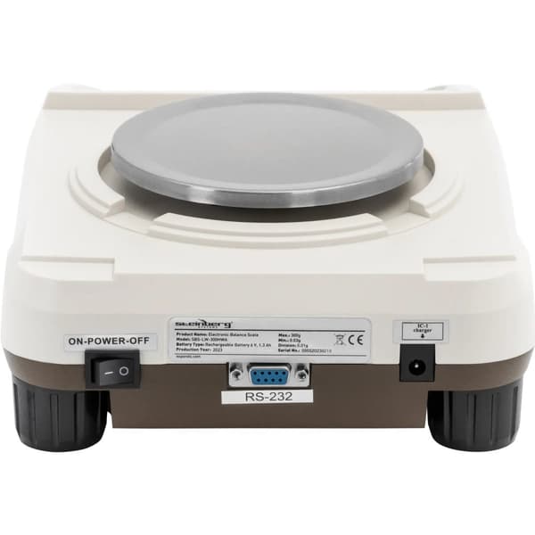 Laboratorieanalytisk skala LCD RS232 300g / 0,01g