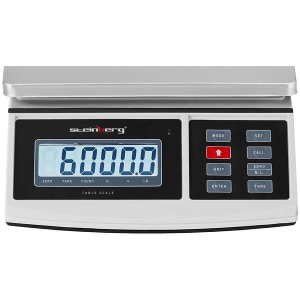 LCD pakke postvægt 21 x 27 cm 6 kg / 0,2 g