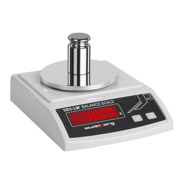 Præcisions laboratorievægt med LED display 3000g / 0,1g