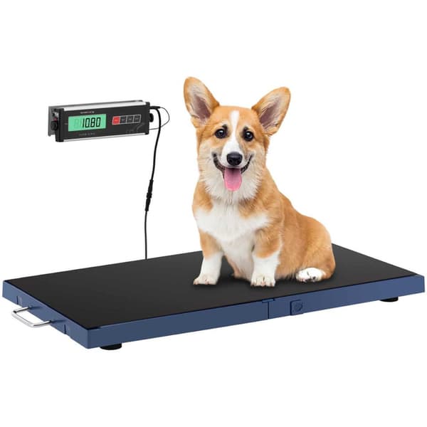 Veterinær platformsvægt til dyr 96,5 x 51 cm 180 kg / 50 g