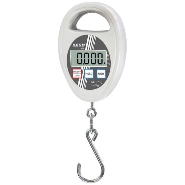 Kern HDB 10K10N hängvåg - Viktområde 10 kg - Läsbarhet 10 g - Vit