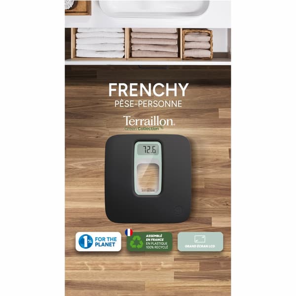 Personvåg Frenchy 100% Re-Cycled & 1% for the Planet 160 kg