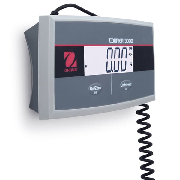 OHAUS COURIER 3000 LCD postplatformsvægt til pakker 33x32cm 200Kg / 100g