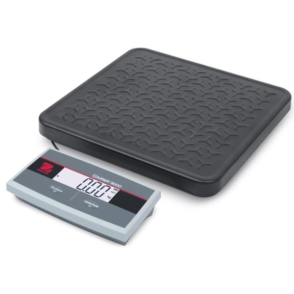OHAUS COURIER 3000 LCD postplatformsvægt til pakker 33x32cm 200Kg / 100g