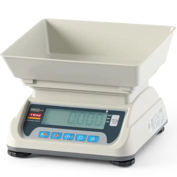 M-certifierad köksvåg, ECO+-serien, 3 6 kg pannor