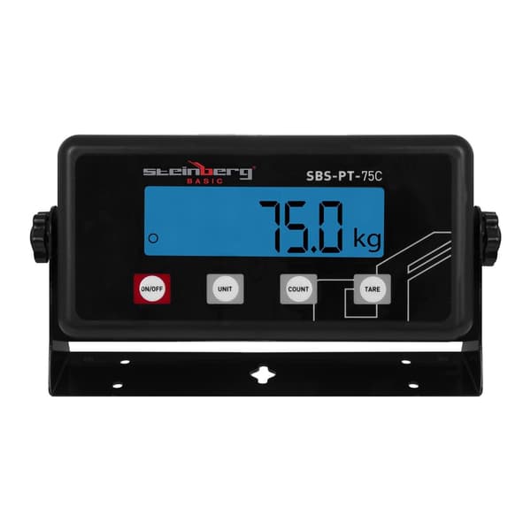 Teollinen postipakettivaaka 75kg / 10g LED Steinberg Systems SBS-PT-75C