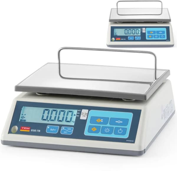 Butiksvægt med M EGE verifikation 15 kg 230x300 mm