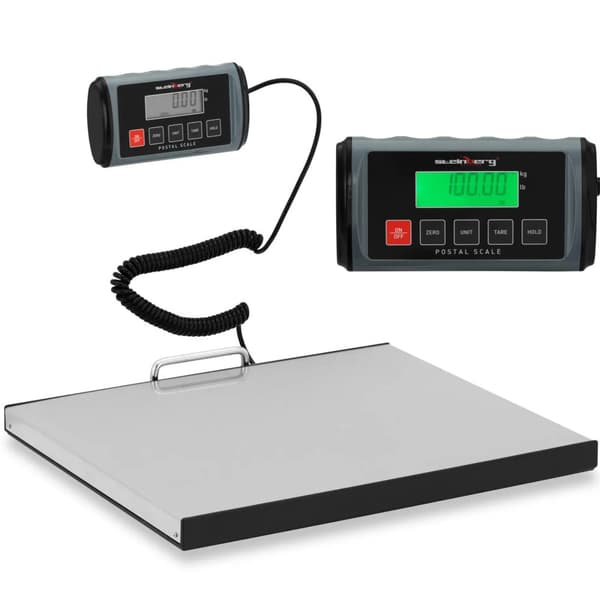LCD postpaketvåg 35,5 x 40,5 cm 100 kg / 0,05 kg