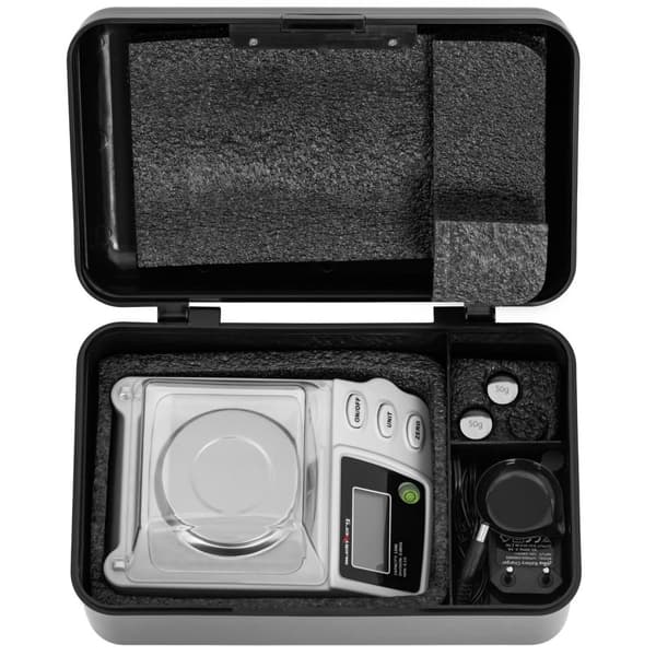 Steinberg Systems - Digital precisionsvåg - 0,1 - 120 g / 0,005 g - Ø 68 mm - Vindskydd