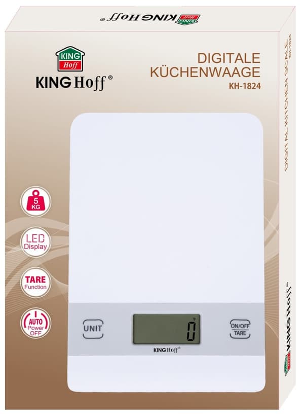 ELEKTRONISK K�KSV?G 1G / 5KG KINGHOFF KH-1824