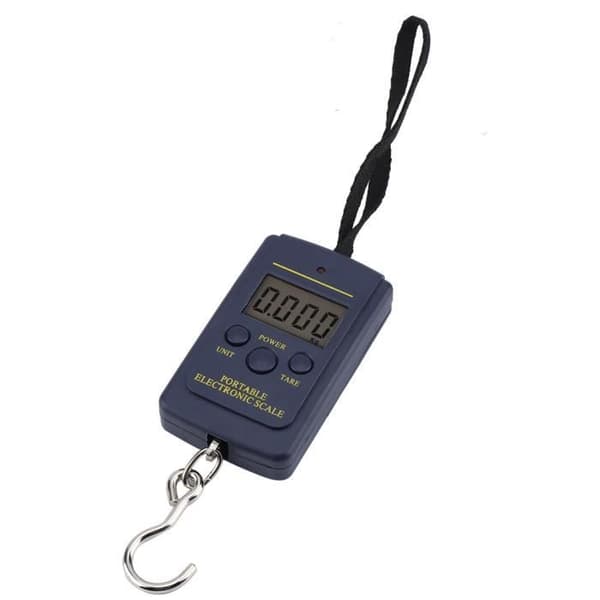 Cuque elektronisk våg Bärbar elektronisk våg Digital hängande bagagevåg 40 kg/10 g med krok
