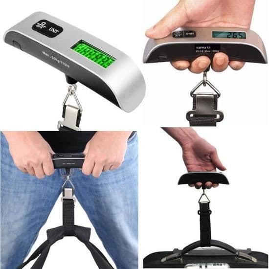 10g-50Kg LCD Bärvåg Luggage Bagagevåg Elektronisk Portabel