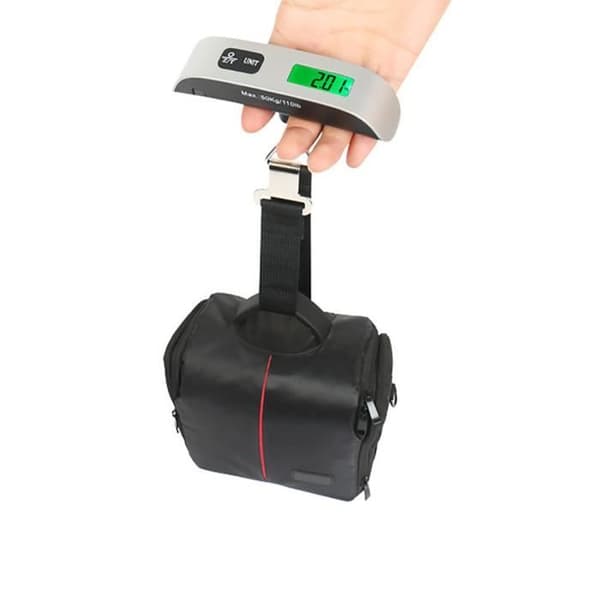 Digital LCD-vågar 50kg / 10g för bagage
