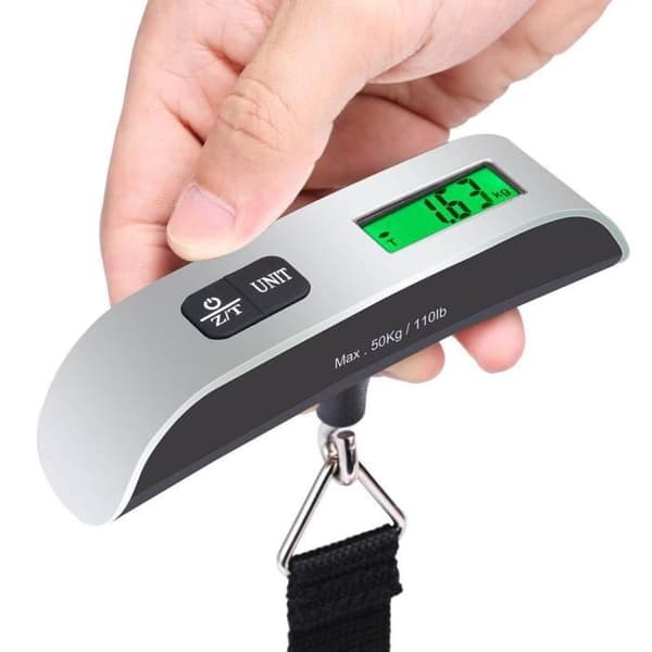 Digital LCD-vågar 50kg / 10g för bagage