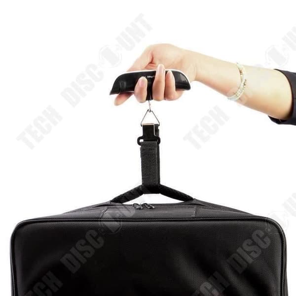 50 kg-110 lb elektronisk digital bagage Bärbar hängande balans - Bagagevåg för resor COSwk30725