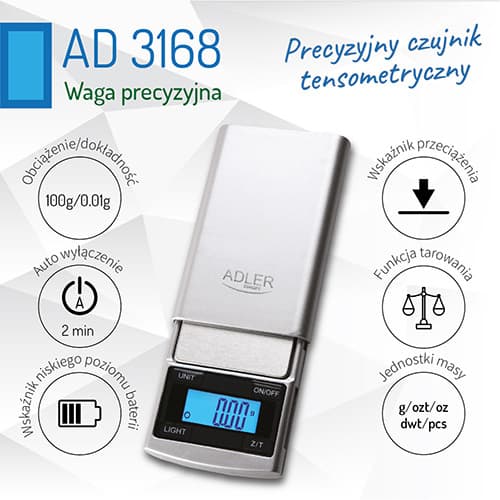 AD 3168 Precisionsvåg