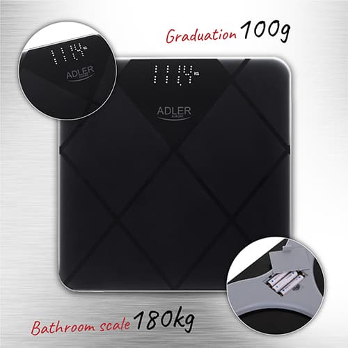 AD 8169 Badevægt - 180 kg