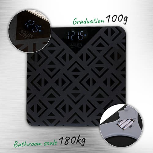 AD 8170 Badrumsvåg - 180 kg