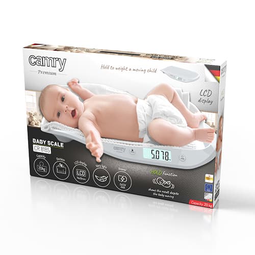 CR 8185 Lastenvaaka 20kg asti automaattisella HOLD-toiminnolla