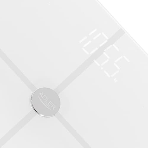 AD 8187 valkoinen analyyttinen kylpyhuonevaaka - Smart - FitGo App