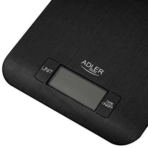 AD 3183 sort Køkkenvægt - 5kg