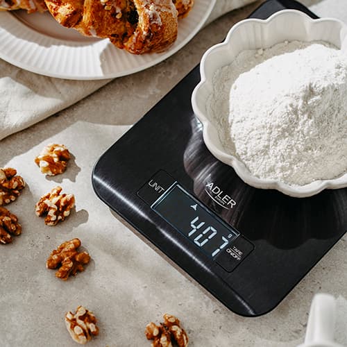 AD 3183 sort Køkkenvægt - 5kg