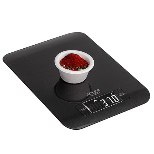 AD 3183 sort Køkkenvægt - 5kg