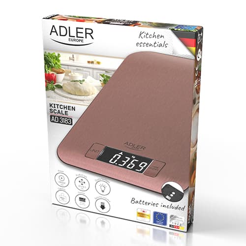 AD 3183 kobber Køkkenvægt - 5kg