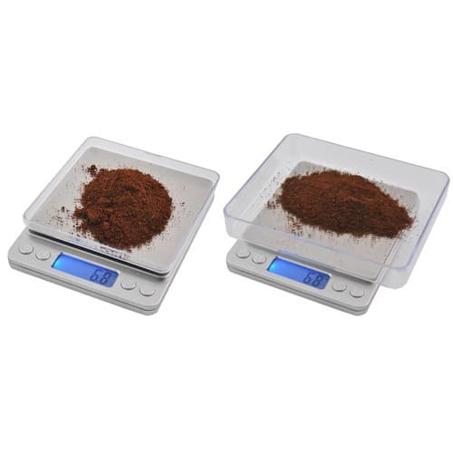Digital kjøkkenvekt Bokstavvekt med 2 skåler 2kg 0,1g