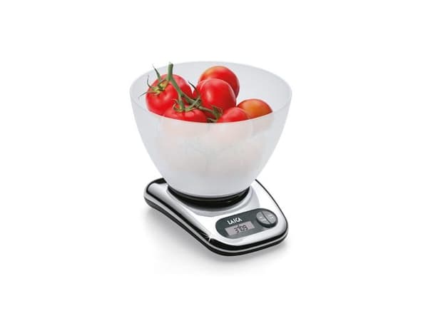 Laica BX9240, Sähkökeittiövaaka, 5 kg, 1 g, LCD, CR2032, 170 mm