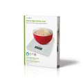 Miniatyrbillede 8 af 9: Nedis KASC610WT Køkkenvægt Digital Glas / Plast Hvid