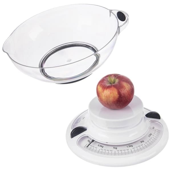 Mekanisk køkkenvægt med 3 kg skål