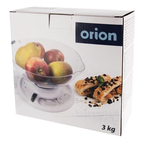 Mekanisk køkkenvægt med 3 kg skål